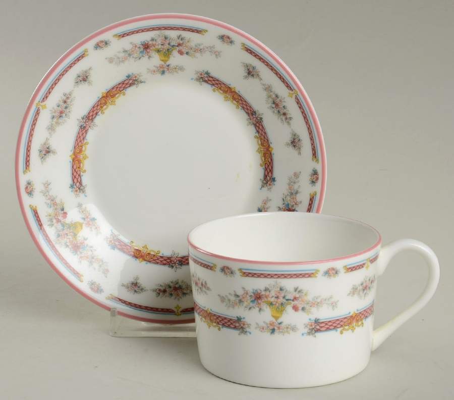 Montdore Flat Cup & Saucer Set by Coalport-1