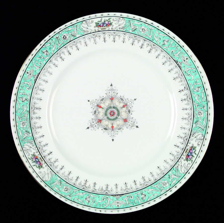 Montreal Turquoise Dinner Plate by Coalport-1