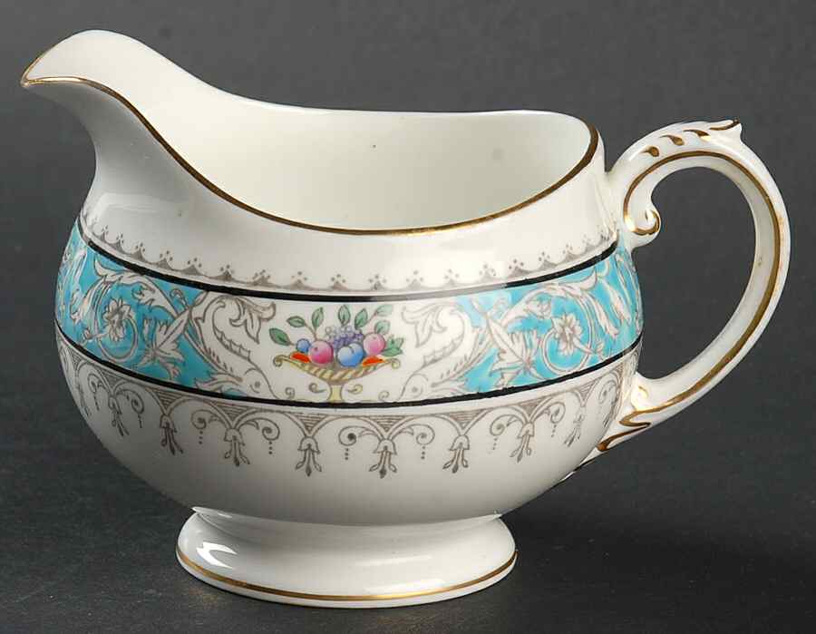 Montreal Turquoise Creamer by Coalport-1