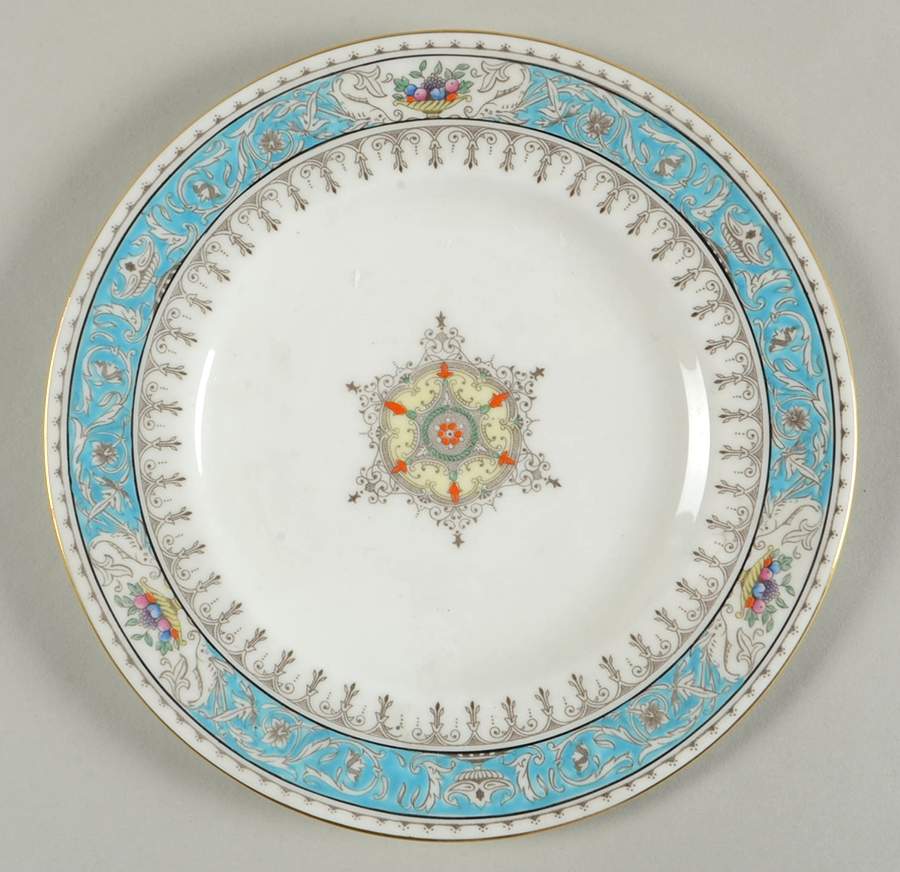 Montreal Turquoise Salad Plate by Coalport-1
