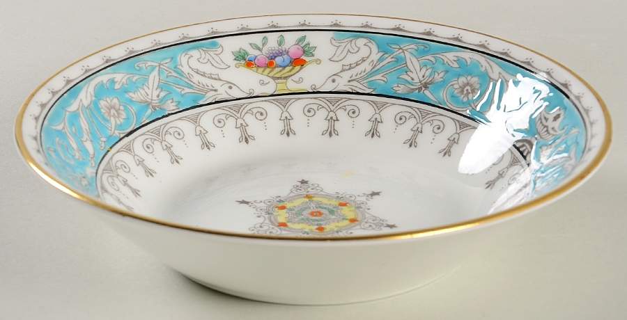 Montreal Turquoise Fruit/Dessert (Sauce) Bowl by Coalport-1