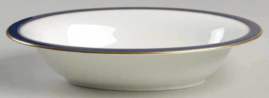 Norfolk Blue 10" Oval Vegetable Bowl by Coalport-1