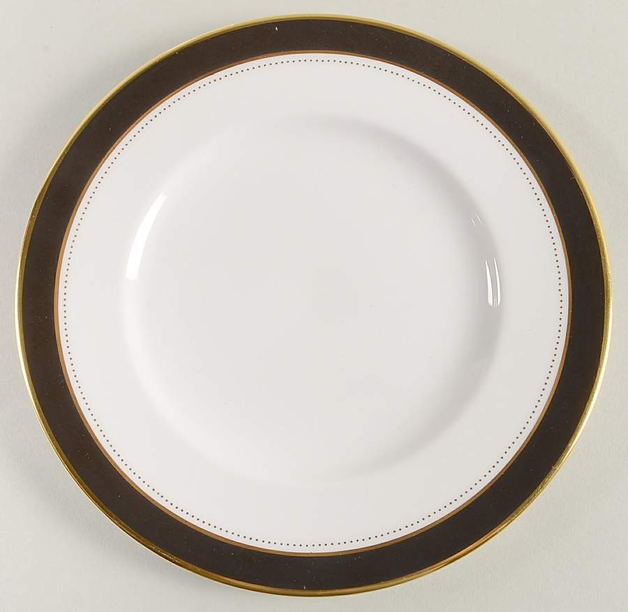 Norfolk Brown Salad Plate by Coalport-1