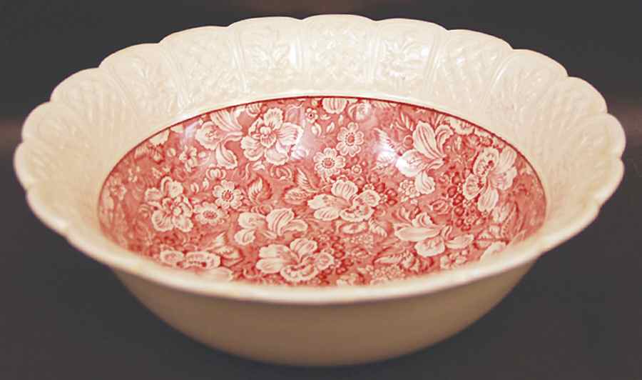 Oakhill Pink 9" Round Vegetable Bowl by Coalport-1