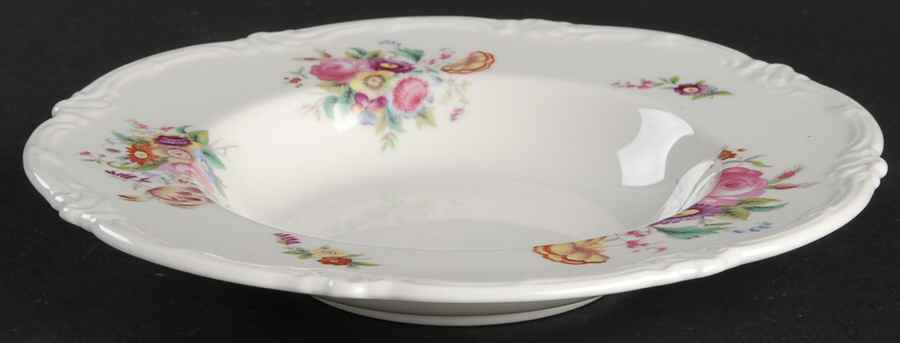 Old Coalport (Bone, No Trim, Shallow Scallop) Rim Soup Bowl by Coalport-1