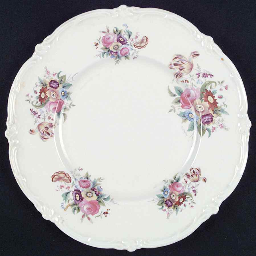 Old Coalport (Bone, No Trim, Shallow Scallop) Dinner Plate by Coalport-1