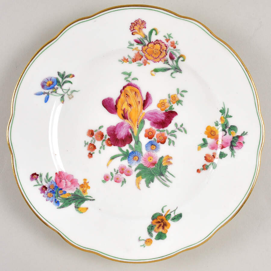 Old Coalport Luncheon Plate by Coalport-1