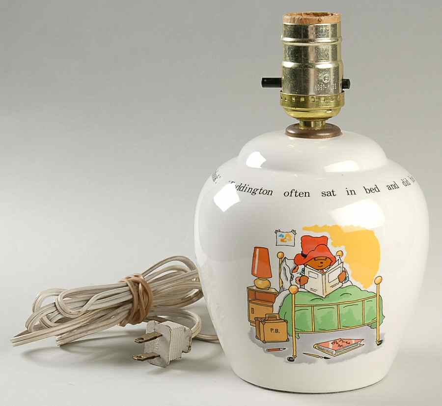 Paddington Bear 9" Electric Lamp No Shade by Coalport-1