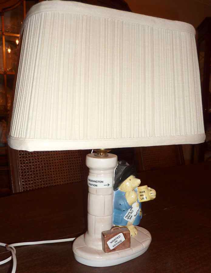 Paddington Bear Electric Lamp & Shade by Coalport-1