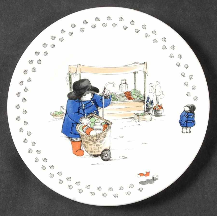 Paddington Bear Child's Plate by Coalport-1