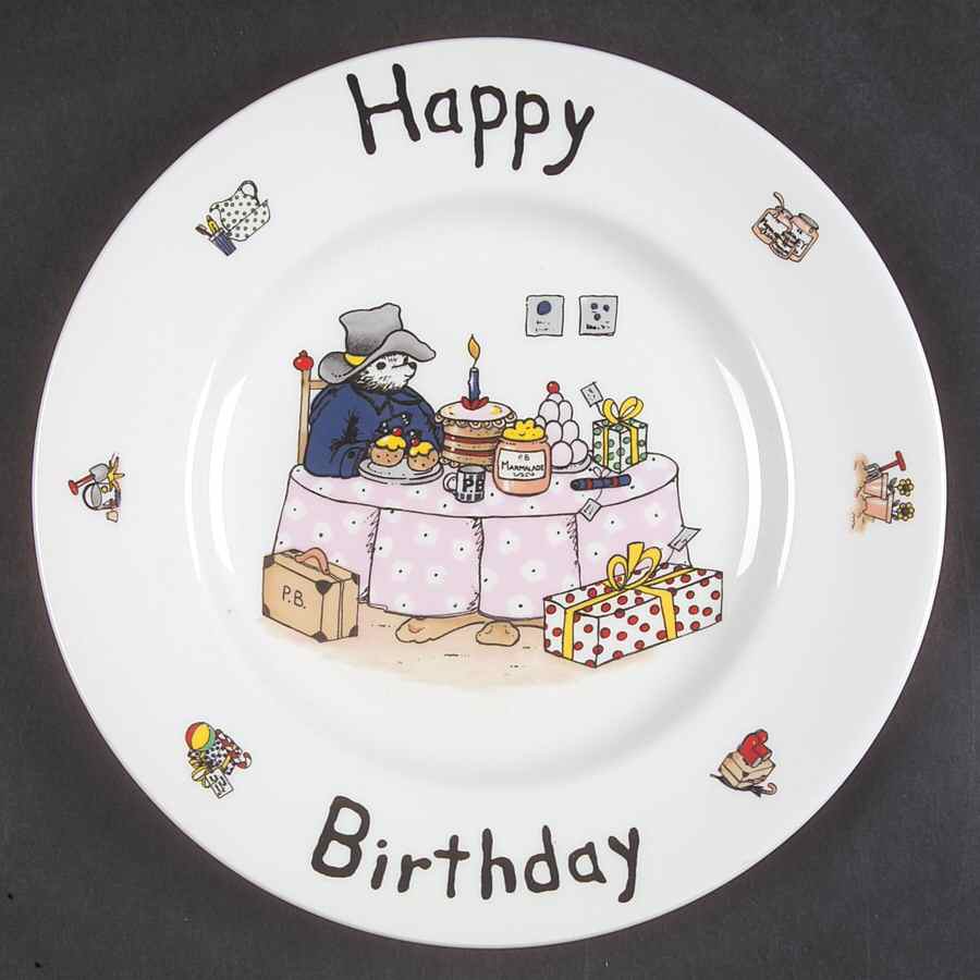 Paddington Bear Birthday Salad Plate by Coalport-1