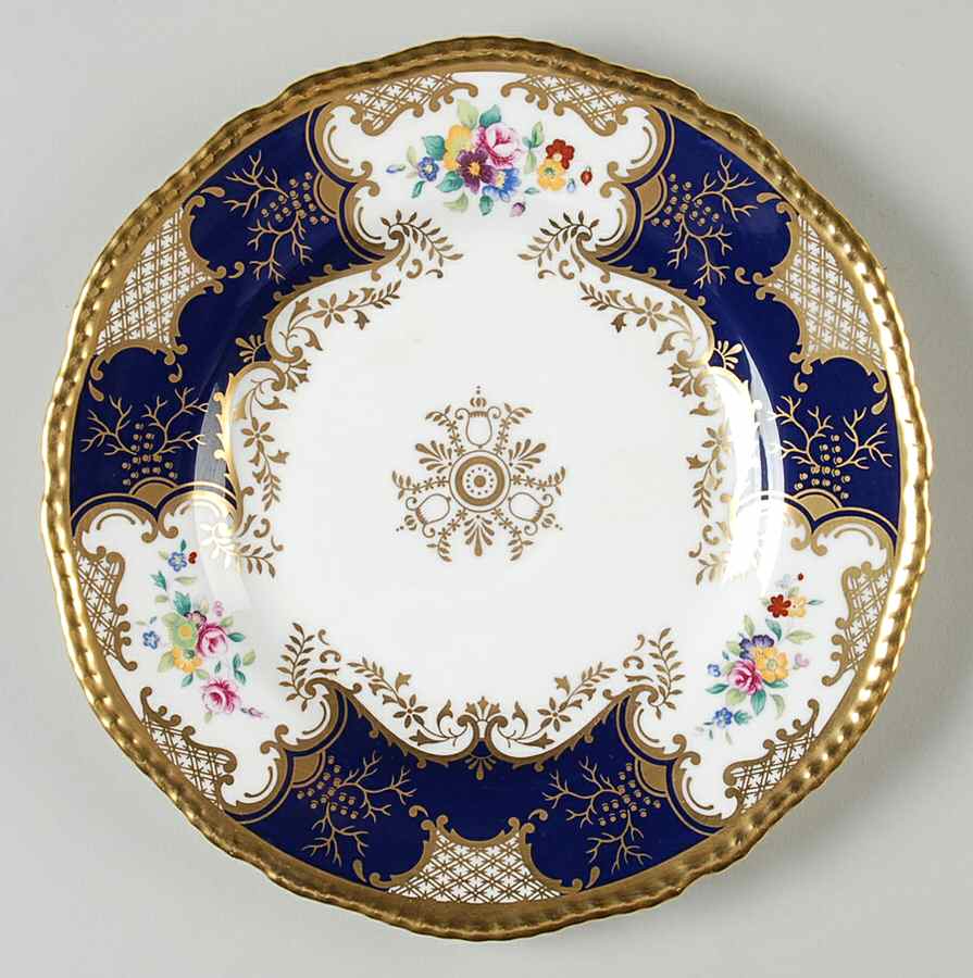 Panel Cobalt Salad Plate by Coalport-1