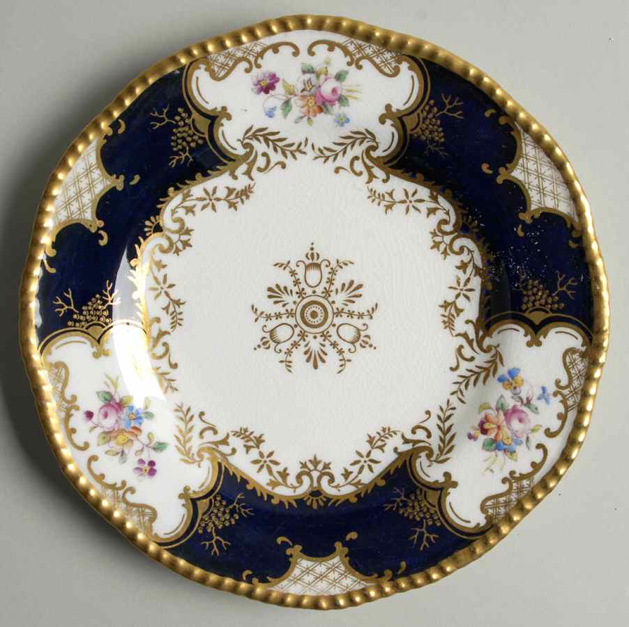 Panel Cobalt Dessert/Pie Plate by Coalport-1