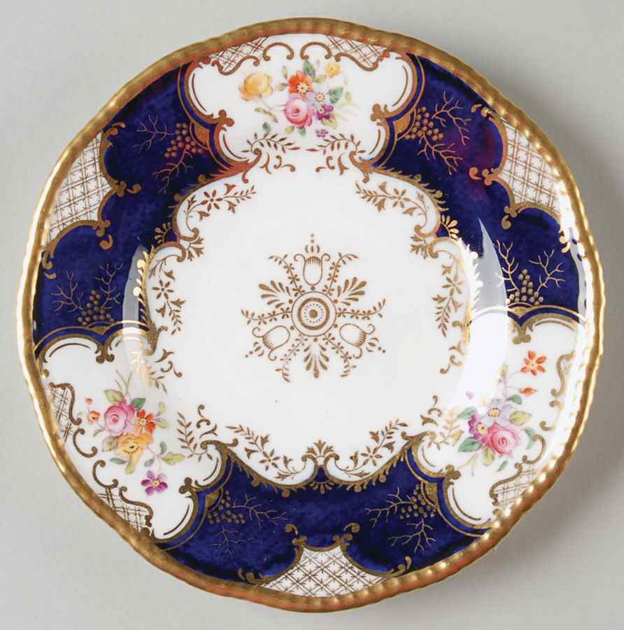 Panel Cobalt Bread & Butter Plate by Coalport-1