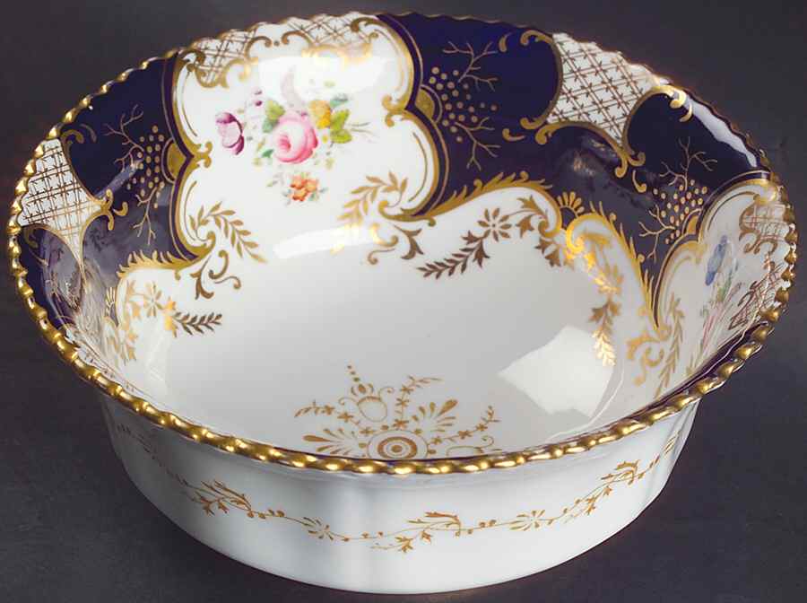 Panel Cobalt Cranberry Bowl by Coalport-1