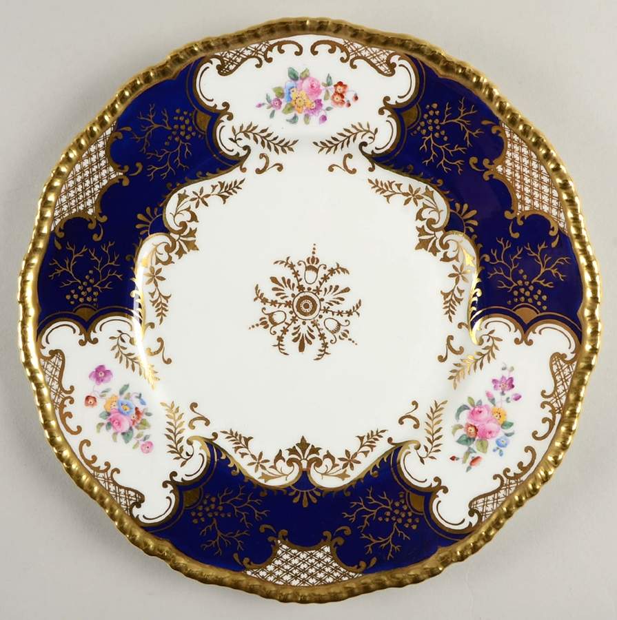 Panel Cobalt Dinner Plate by Coalport-1