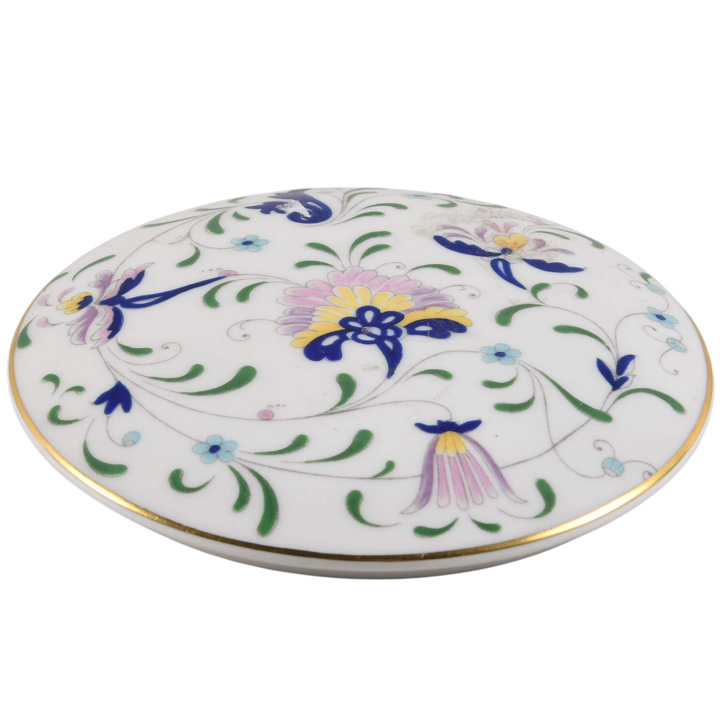 Pageant Lid for 4" Round Box by Coalport-1