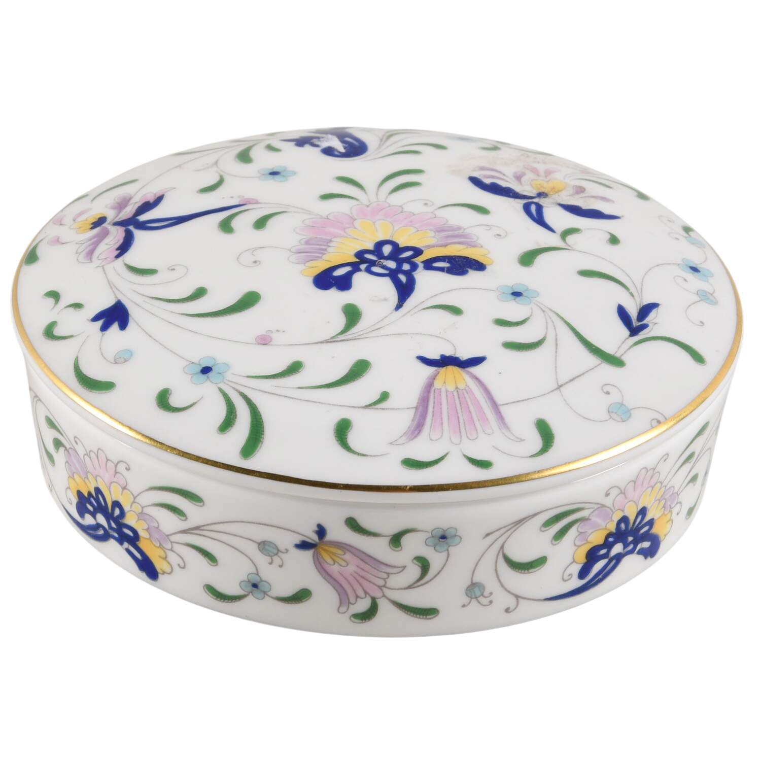 Pageant 4" Round Box & Lid by Coalport-1