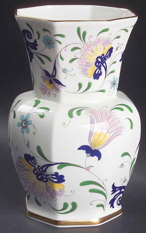 Pageant Hexagonal Vase by Coalport-1