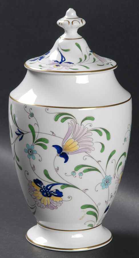 Pageant Large Covered Jar & Lid by Coalport-1