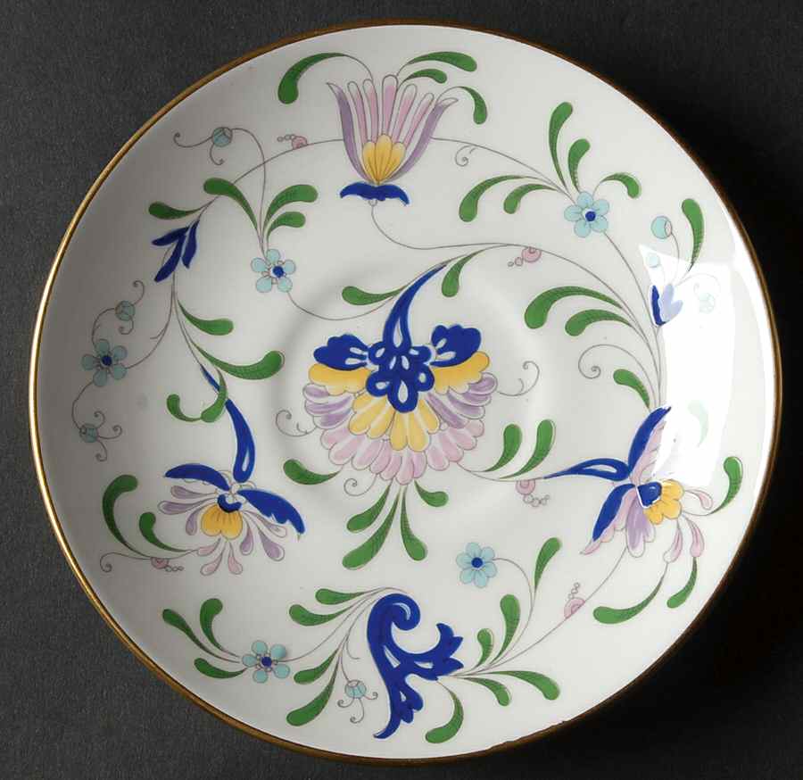 Pageant Saucer by Coalport-1