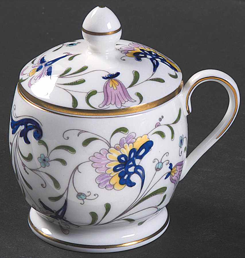 Pageant 2 Pc Pot de Creme w/Lid & Base by Coalport-1