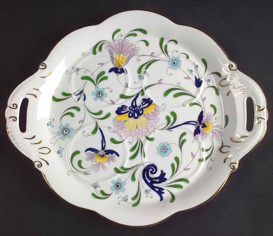 Pageant Tray for (7 Pc) Pot de Creme Set by Coalport-1