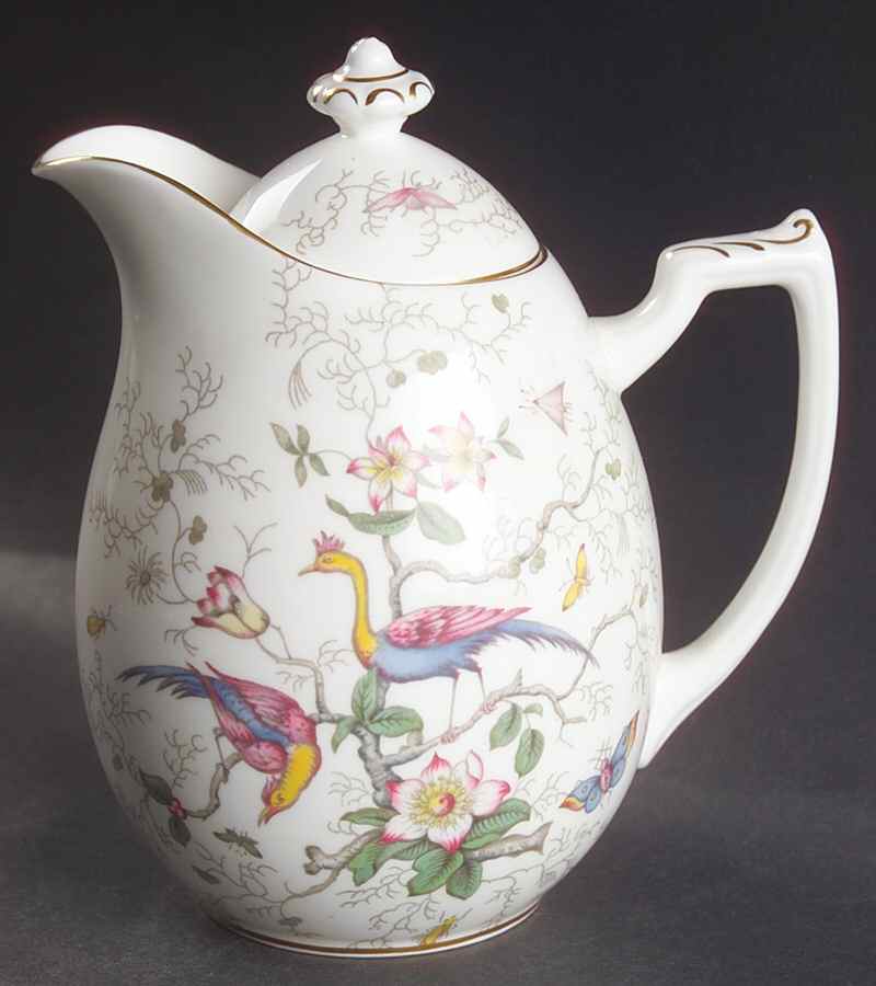 Paradise Large Syrup W/Lid by Coalport-1
