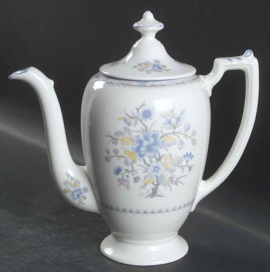 Pearl Coffee Pot & Lid by Coalport-1