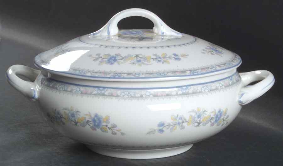 Pearl Round Covered Vegetable by Coalport-1