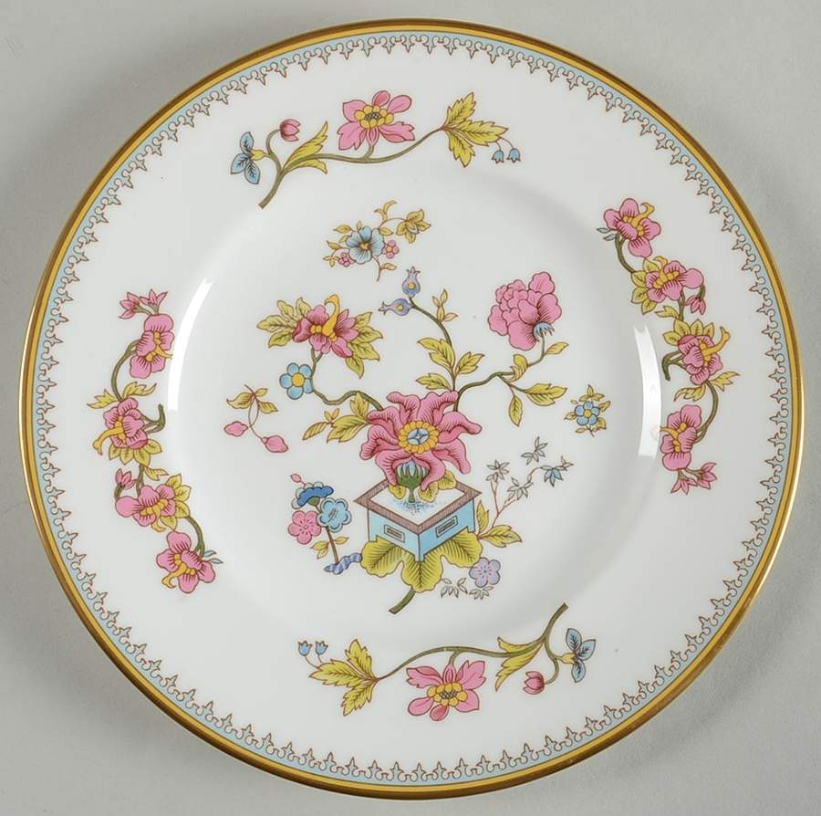 Persian Flower Salad Plate by Coalport-1