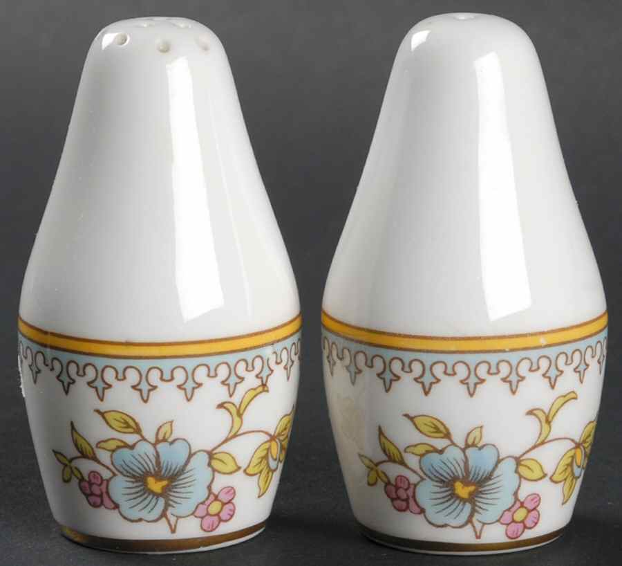 Persian Flower Salt & Pepper Set by Coalport-1