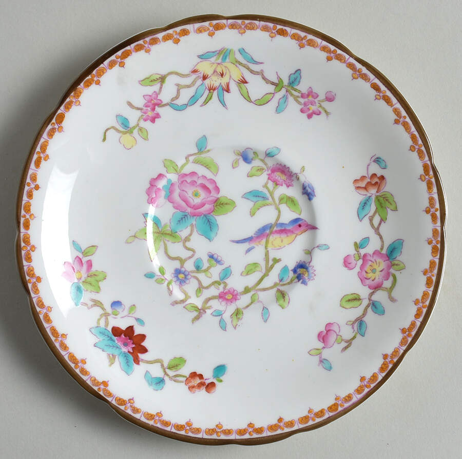 Pembroke (Scalloped Edge) Saucer for Oversized Cup by Coalport-1