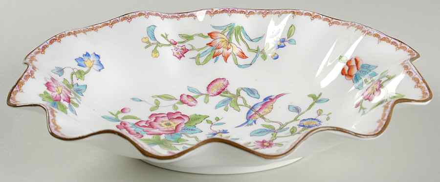 Pembroke (Scalloped Edge) 9" Shallow Round Bowl by Coalport-1