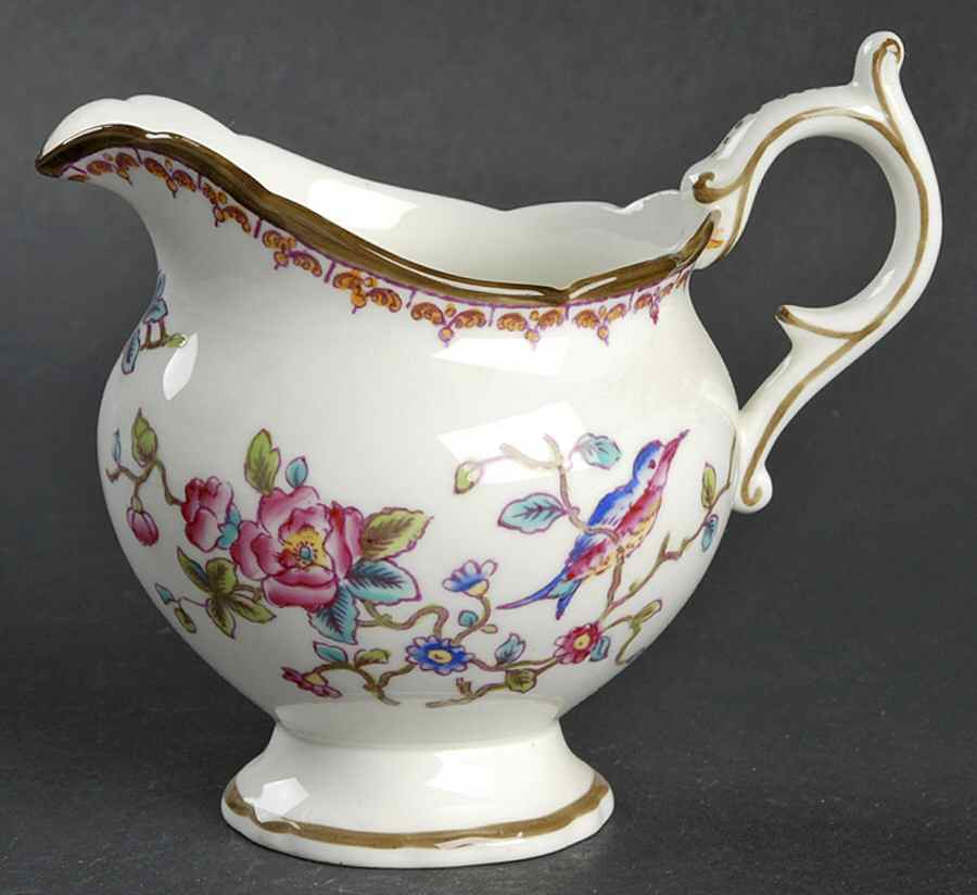 Pembroke (Scalloped Edge) Creamer by Coalport-1