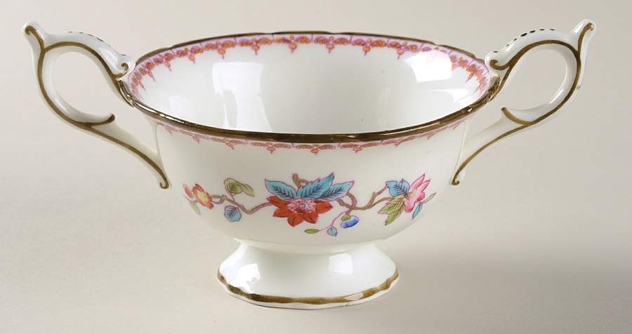 Pembroke (Scalloped Edge) Footed Bouillon Cup by Coalport-1