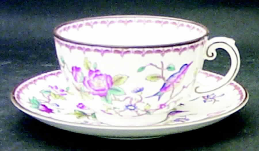 Pembroke (Smooth Edge) Oversized Cup & Saucer Set by Coalport-1