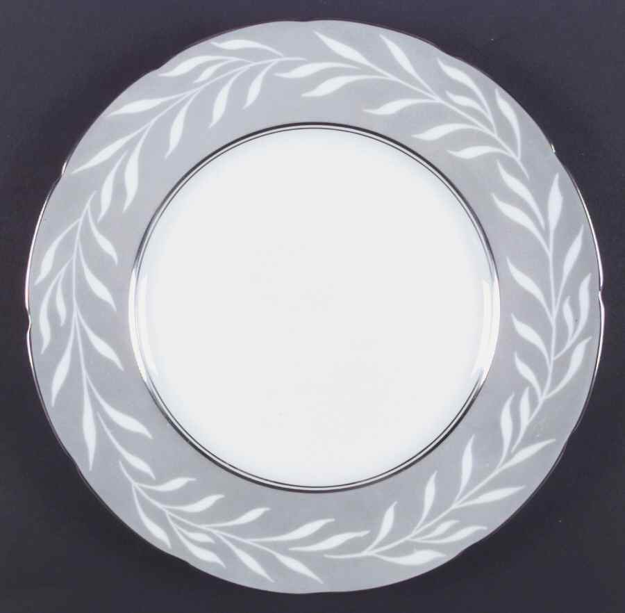 Phantom Grey (Platinum Trim) Dinner Plate by Coalport-1