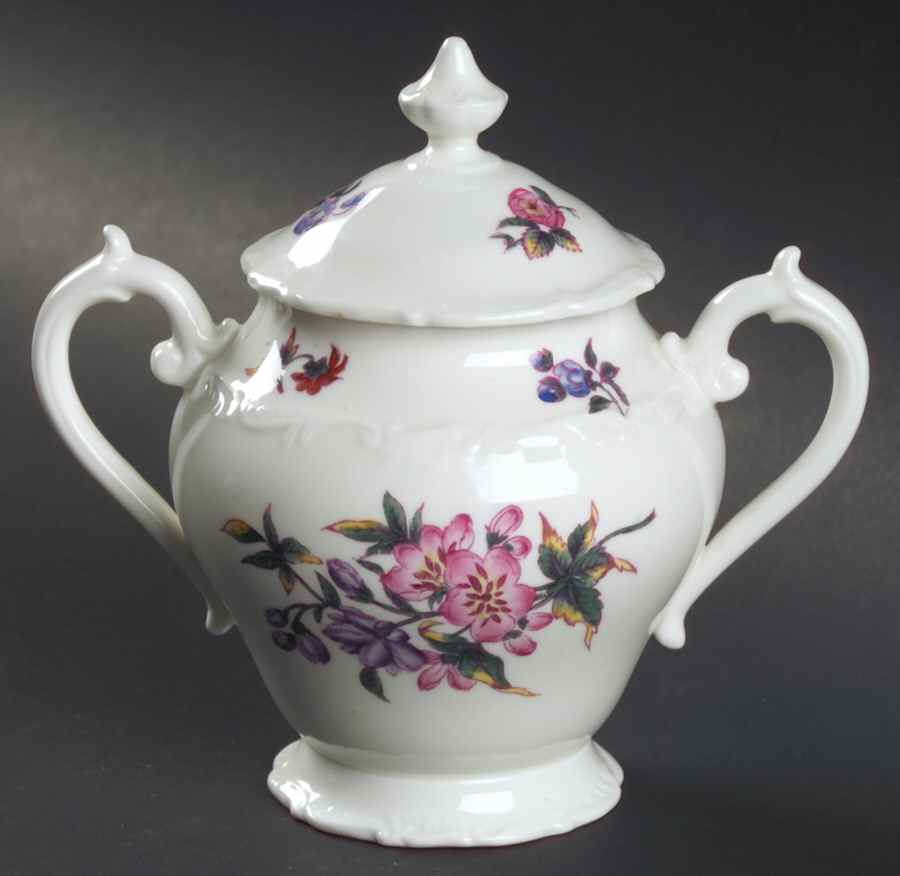 Posydale Sugar Bowl & Lid by Coalport-1