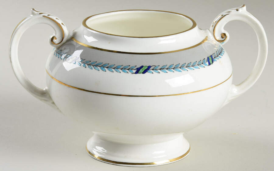 The President (Smooth) Sugar Bowl No Lid by Coalport-1