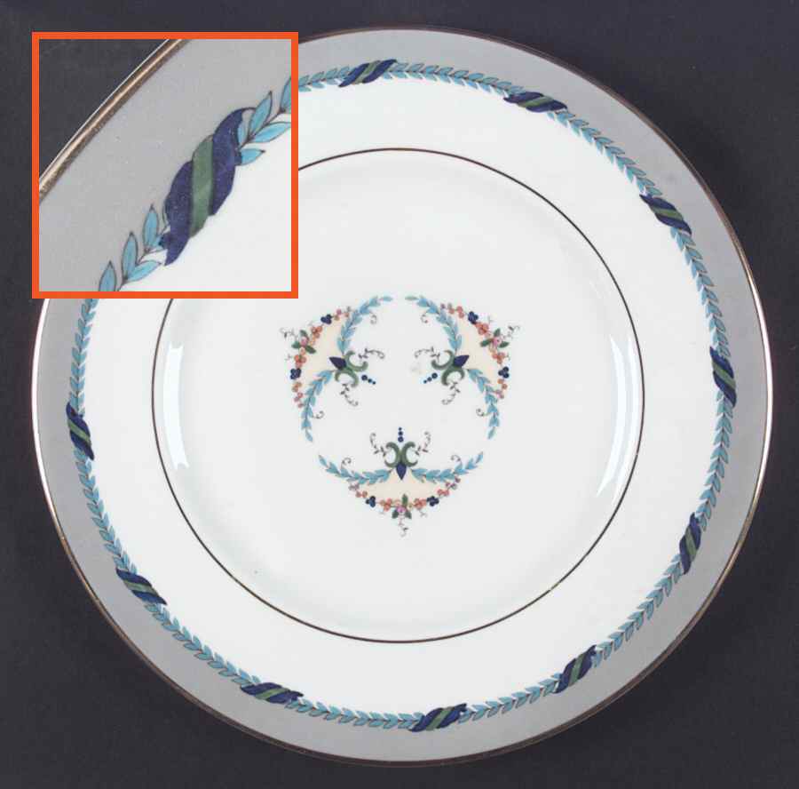 The President (Smooth) Dinner Plate by Coalport-1
