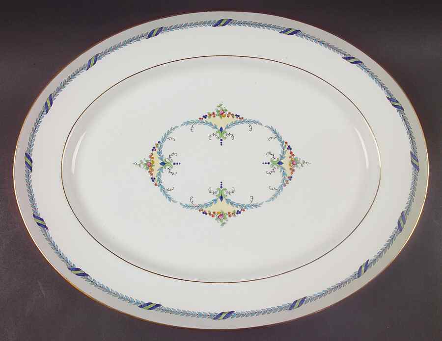 The President (Smooth) 17" Oval Serving Platter by Coalport-1