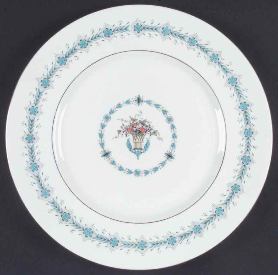 Queen Elizabeth White (Smooth) Dinner Plate by Coalport-1
