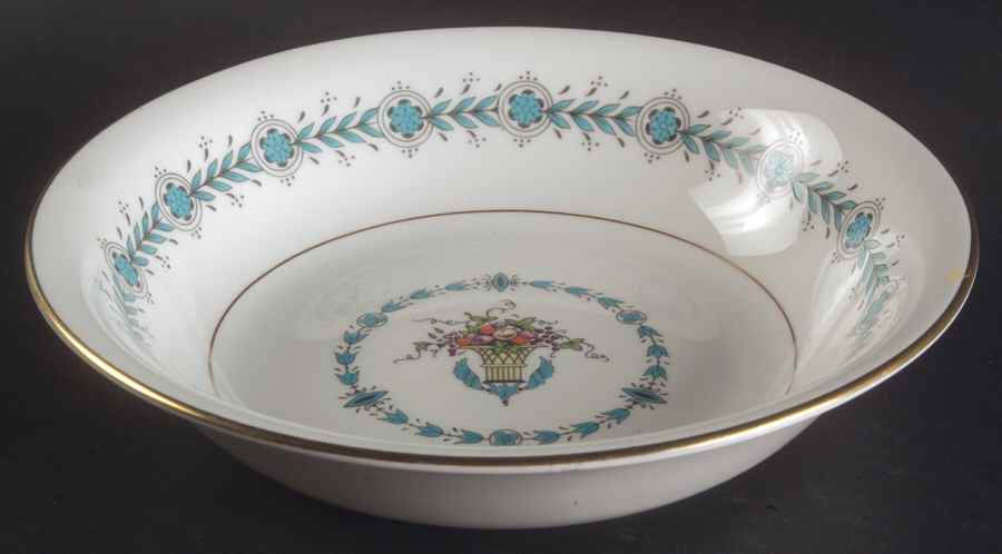 Queen Elizabeth White (Smooth) 8" Round Vegetable Bowl by Coalport-1