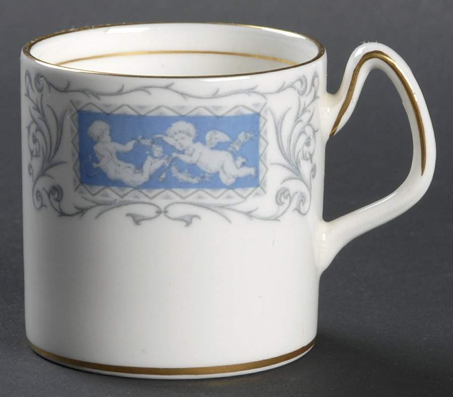 Revelry Blue Flat Demitasse Cup by Coalport-1