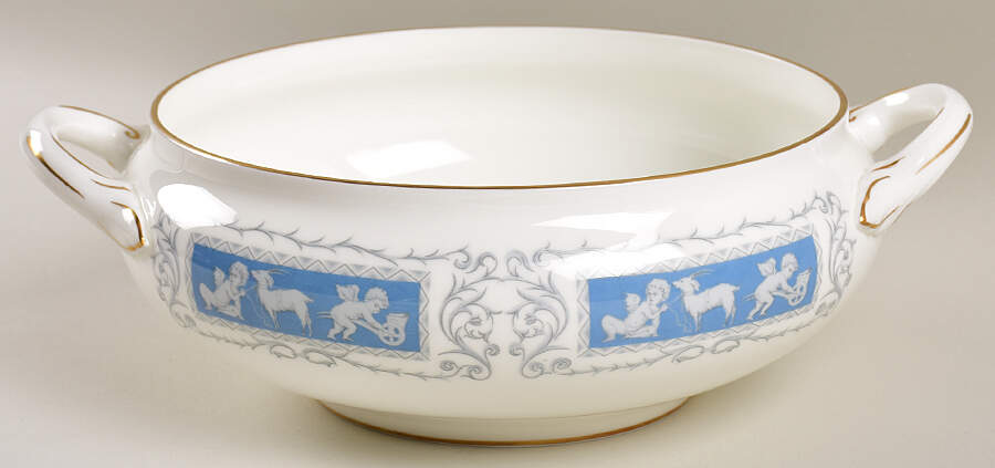 Revelry Blue Round Vegetable No Lid by Coalport-1
