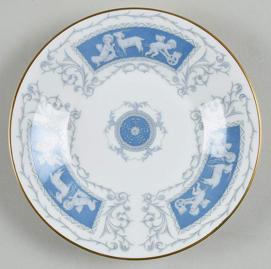 Revelry Blue Saucer by Coalport-1