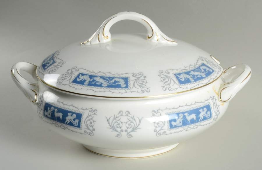 Revelry Blue Tureen &  Lid by Coalport-1