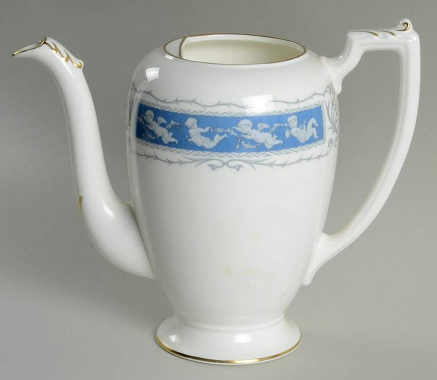 Revelry Blue Coffee Pot No Lid by Coalport-1