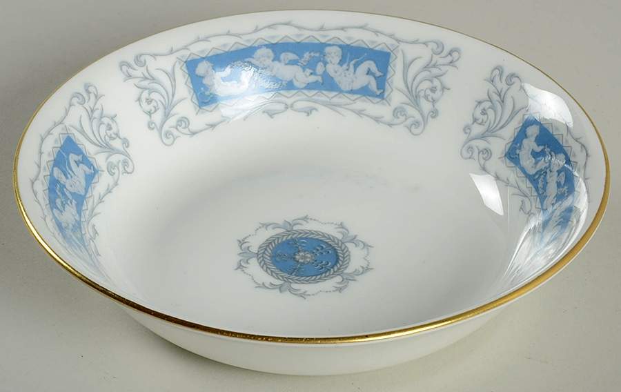 Revelry Blue Coupe Cereal Bowl by Coalport-1